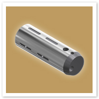 Yağlama delikli kanallı düz pim